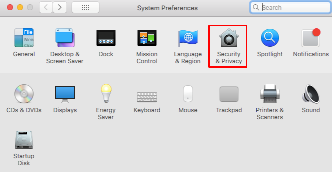 this image shows you the system preferences settings on MacOs