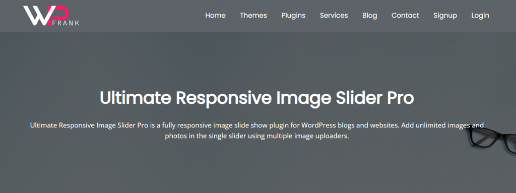 The Ultimate Responsive Image Slider plugin page