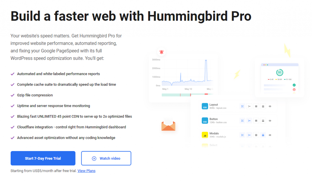 Hummingbird homepage