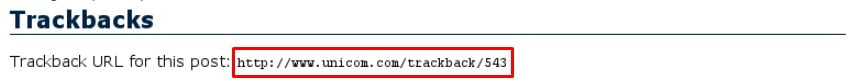 trackback URL 