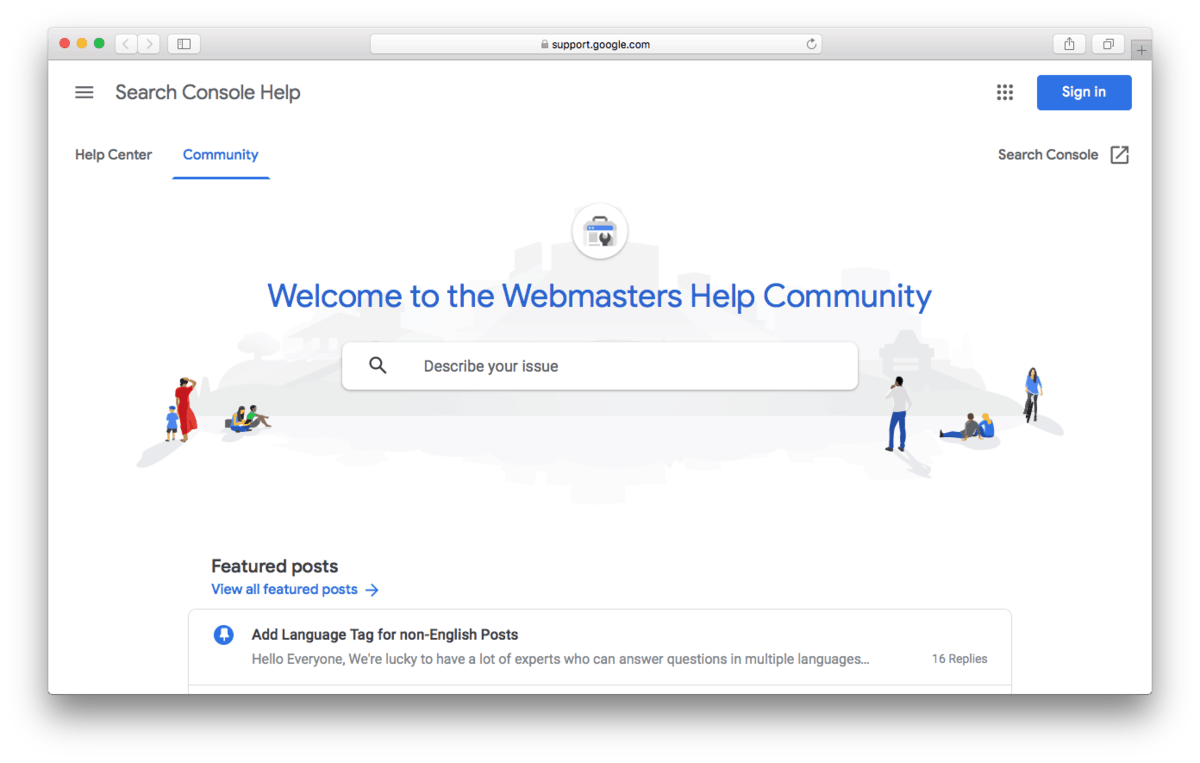 Google Webmaster Help Community