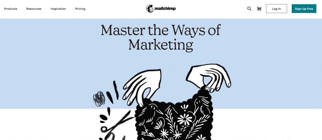 Master the Ways of Marketing Mailchimp page.