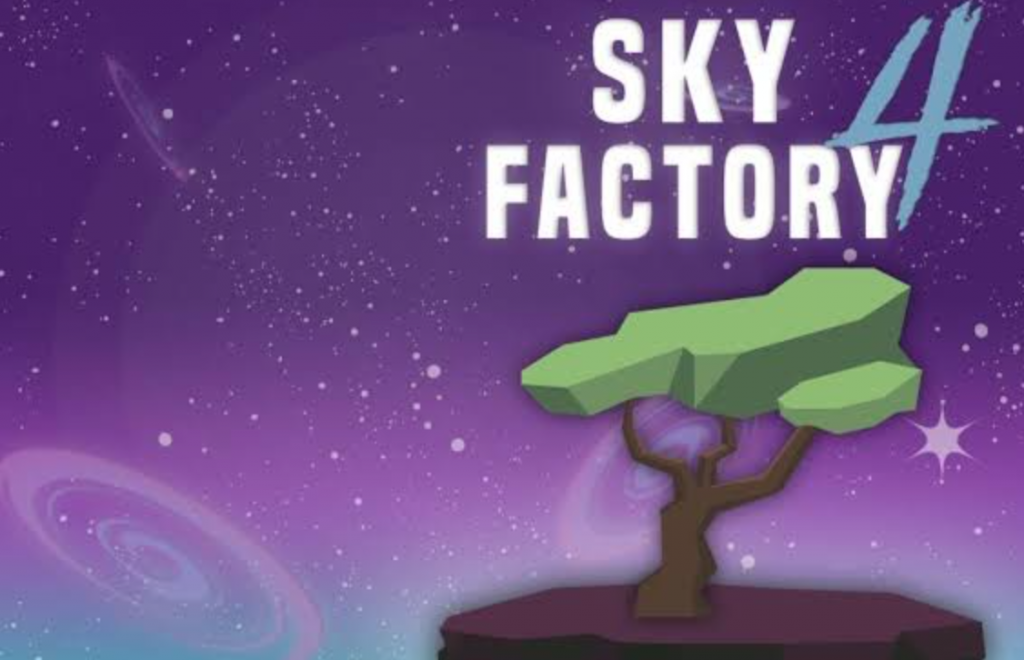 The SkyFactory 4 mod banner.