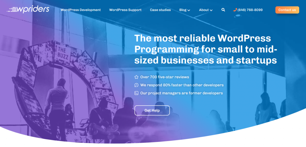 WPRiders' homepage