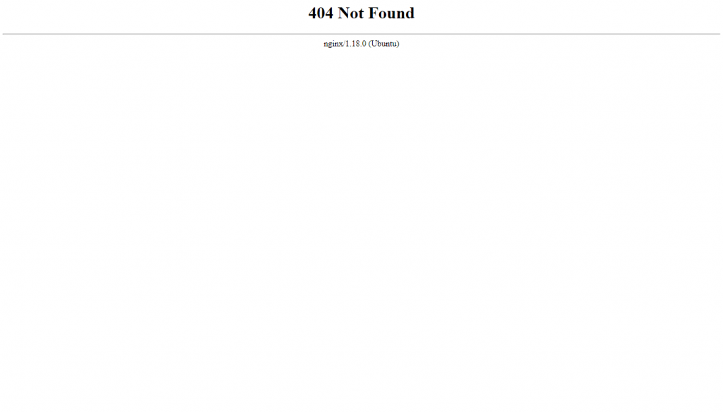 The 404 Not Found error.