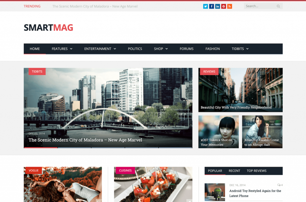 SmartMag homepage