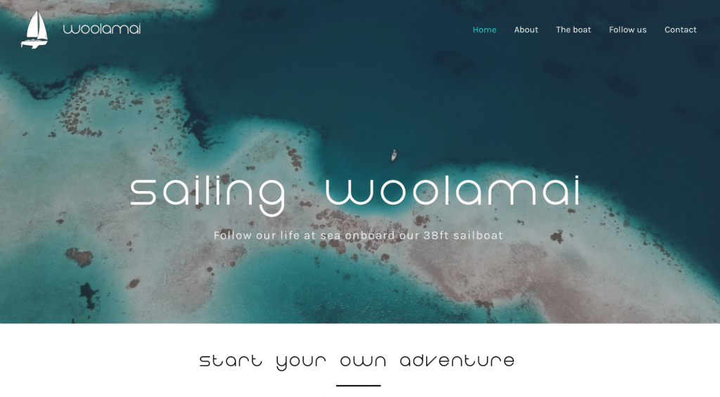 Sailing Woolamai homepage